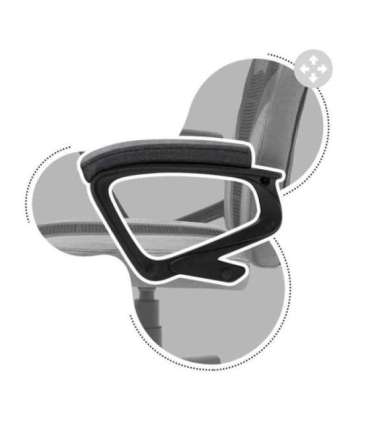 Gaming chair for children Huzaro HZ-Ranger 1.0 Gray Mesh, gray and black