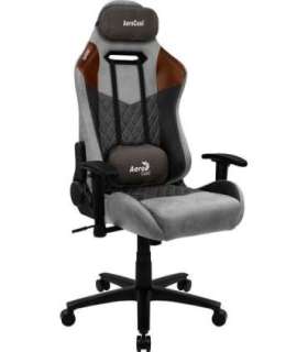 Aerocool DUKE AeroSuede Universal gaming chair Black, Brown, Grey