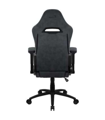 Aerocool ROYALSLATEGR Premium Ergonomic Gaming Chair Legrests Aerosuede Technology Grey