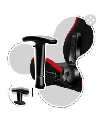 Gaming chair for children Huzaro HZ-Ranger 6.0 Red Mesh, black and red