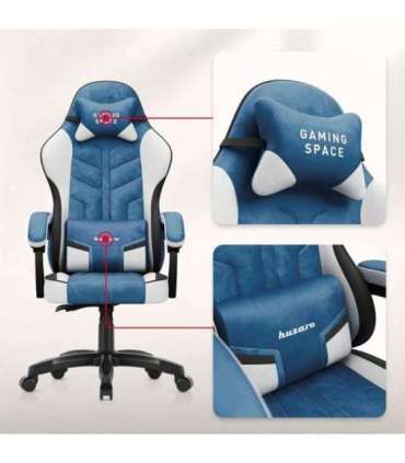 Huzaro Force 2.7 Black Carbon Gaming chair Blue