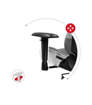 Huzaro Force 6.2 PC gaming chair Bucket (cradle) seat Grey, White