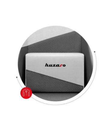 Huzaro Force 6.2 PC gaming chair Bucket (cradle) seat Grey, White