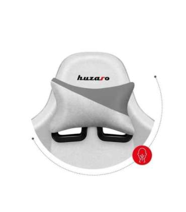 Huzaro Force 6.2 PC gaming chair Bucket (cradle) seat Grey, White