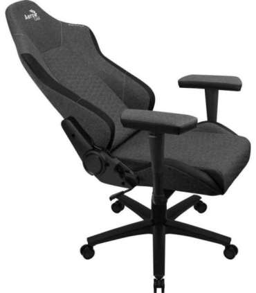 Aerocool CROWNASHBK, Ergonomic Gaming Chair, Adjustable Cushions, AeroWeave Technology, Black