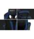 Huzaro FORCE 2.5 BLUE MESH Gaming armchair Mesh seat Black, Blue