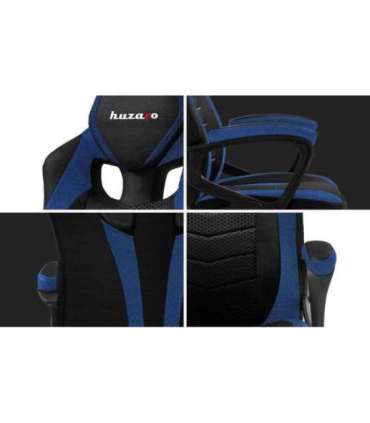 Huzaro FORCE 2.5 BLUE MESH Gaming armchair Mesh seat Black, Blue