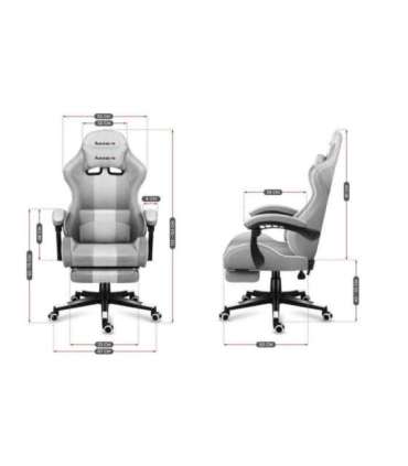 HUZARO FORCE 4.7 WHITE MESH GAMING CHAIR
