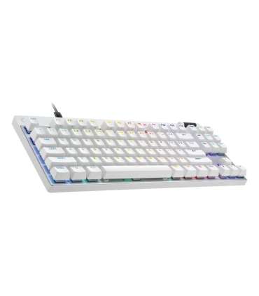 Logitech G PRO X TKL Rapid keyboard Gaming USB QWERTY US International White