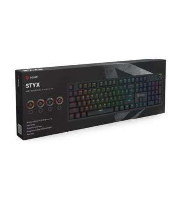 SAVIO STYX Mechanical Keyboard Outemu Red, Hot Swap, RGB