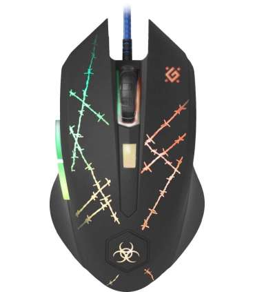 Defender Forced GM-020L mouse Gaming Ambidextrous USB Type-A Optical 3200 DPI