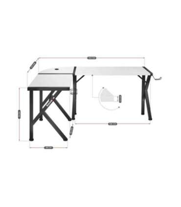 Gaming desk Huzaro Hero 6.3 White