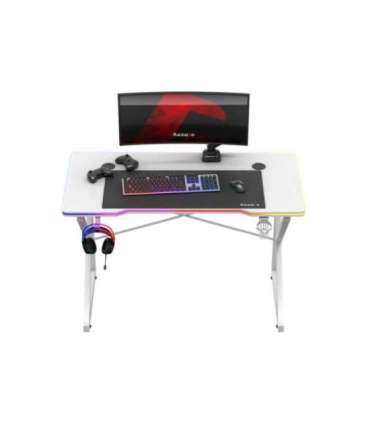Huzaro Hero 1.7 RGB White - gaming table