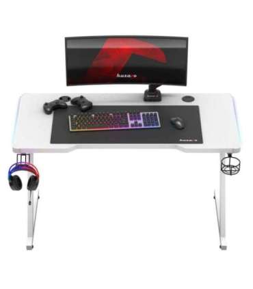 Huzaro Hero 2.5 White RGB gaming desk