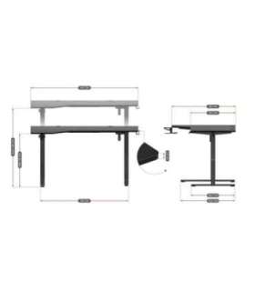 Electric desk - Huzaro Hero 9.1