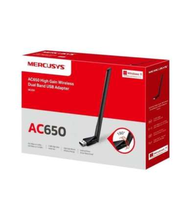 Mercusys AC650 High Gain Wireless Dual Band USB Adapter