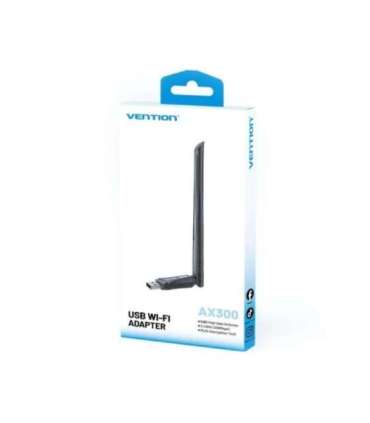 Vention AX300 USB Wi-Fi 6 2.4GHz BK network card