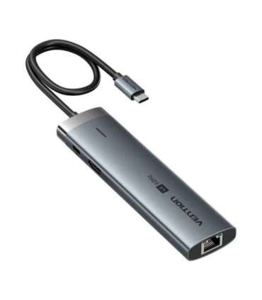 Vention USB-C 8-in-1 4K 60Hz 100W docking station