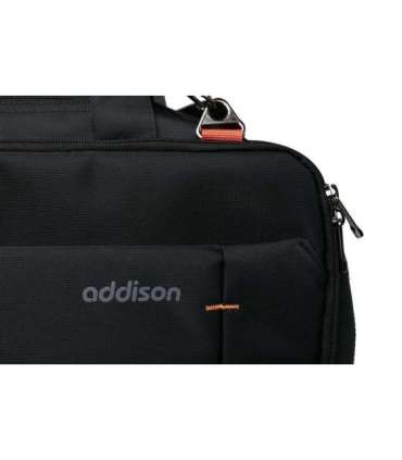 Addison 305014 notebook case 35.8 cm (14.1") Toploader bag Black