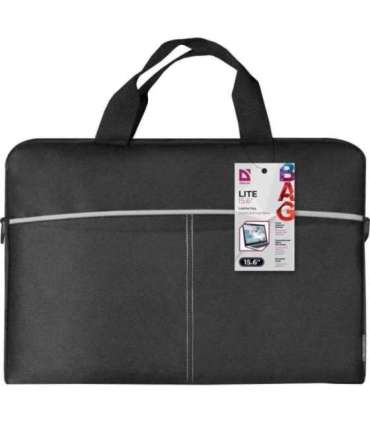 Defender Lite notebook case 39.6 cm (15.6") Black, Grey