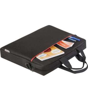 Defender Lite notebook case 39.6 cm (15.6") Briefcase Black