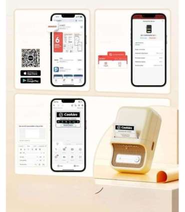 Niimbot B21 S Label Printer, white