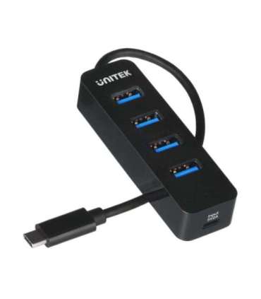 UNITEK HUB USB-C 4XUSB-A 3.1, ACTIVE, 10 WATT,H1117B