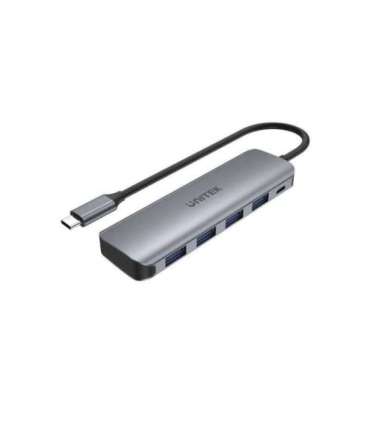 UNITEK H1107A interface hub USB 3.2 Gen 1 (3.1 Gen 1) Type-A 5000 Mbit/s Grey