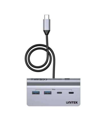 UNITEK ALUMINIUM USB-C HUB 2X USB-A 2X USB-C 5GBPS