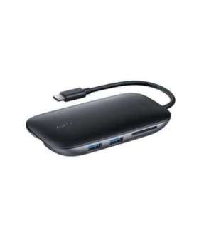 AUKEY CB-C71 interface hub 5000 Mbit/s Black