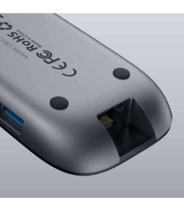 AUKEY CB-C71 interface hub 5000 Mbit/s Black