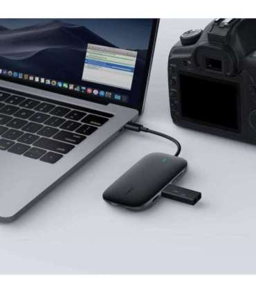 AUKEY CB-C71 interface hub 5000 Mbit/s Black