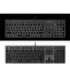 A4Tech FSTYLER FX60H (White Backlit) keyboard USB QWERTY Black, Grey