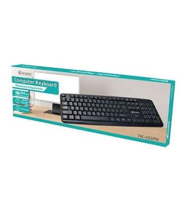 Vakoss TK-103PK keyboard USB Black