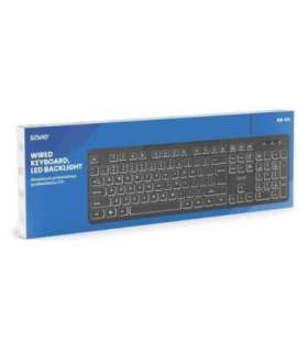 Savio KB-04 keyboard Home/Office USB QWERTY UK International Black