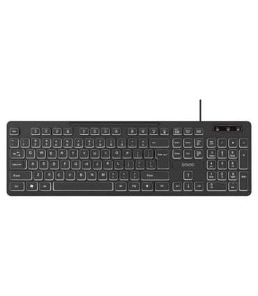 Savio KB-04 keyboard Home/Office USB QWERTY UK International Black