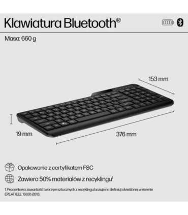 HP 460 Multi-Device Bluetooth Keyboard