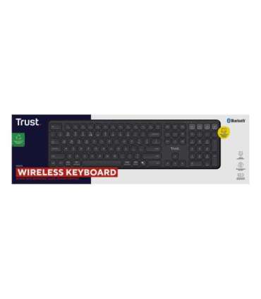 Trust Vaiya US Black USB + RF Wireless + Bluetooth - keyboard