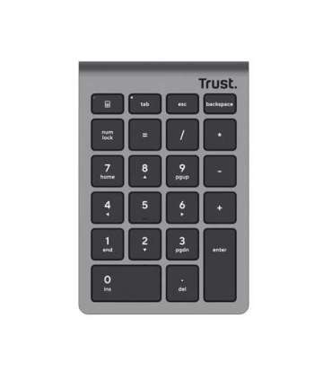 Trust Xalas numeric keypad Laptop/PC RF Wireless Silver