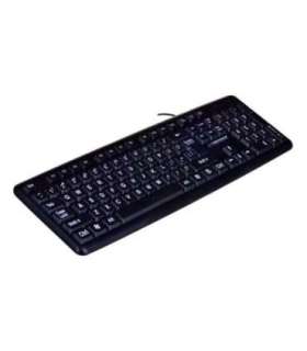 Esperanza EK129 keyboard USB QWERTY UK English Black