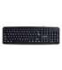 Esperanza EK129 keyboard USB QWERTY UK English Black