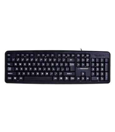 Esperanza EK129 keyboard USB QWERTY UK English Black