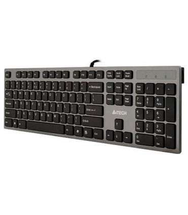 A4Tech KV-300H keyboard USB QWERTY Black, Grey