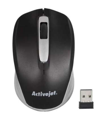 Activejet AMY-313 Mouse wireless USB (optical 1200 DPI black and gray)