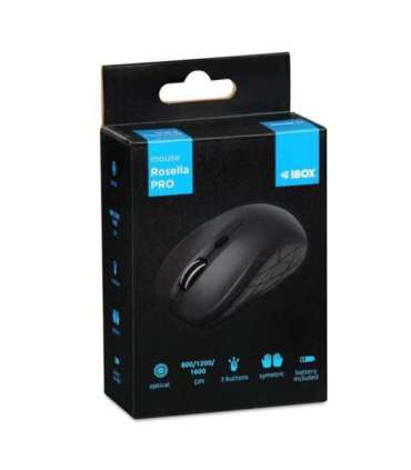 iBOX i009W Rosella wireless optical mouse, black