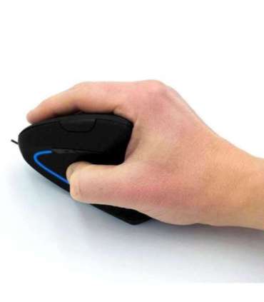 MEDIA-TECH VERTIC MT1122 Wired vertical mouse 6400 DPI Black