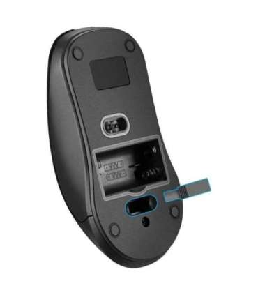 MOUSE DEFENDER NEXUS MS-195 RF SILENT BLACK