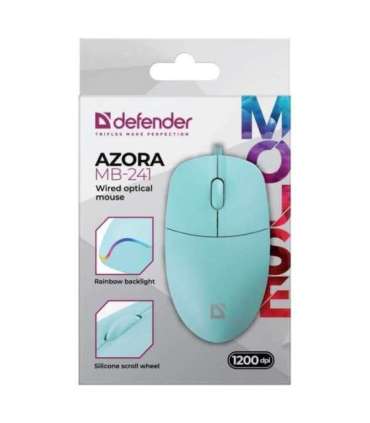 WIRED MOUSE DEFENDER AZORA MB-241 RF MINT 1200dpi 3P