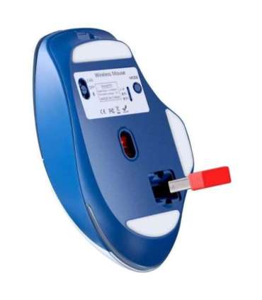 MOUSE DEFENDER GM-126 TISA RF+BT OPTIC 1600dpi 6P WHITE