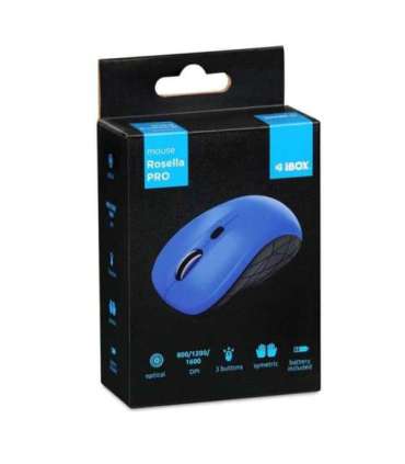 iBOX i009W Rosella wireless optical mouse, blue